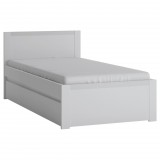 Wojcik New NVIZ01 1S ágy - fehér - 90 x 200 cm