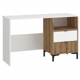Wojcik Nicko RIKB01 2S íróasztal - tölgy/fehér
