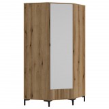 Wojcik Nicko RIKS02 gardróbszekrény - tölgy/fehér