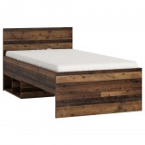 Wojcik Núbia NUBZ04 ágy - szürke/tölgy - 90 x 200 cm