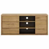 Wojcik Scotland TYP51 1D-3S tv állvány - shetland tölgy/szürke