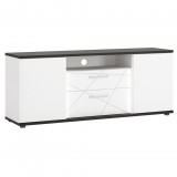 Wojcik Villanova VENF01 2D2S tv állvány - fehér/tölgy