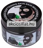 Wokali Charcoal Black Peel Off Facial Mask Whitening anti -Wrinkle Mask 300g