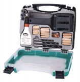 Wolfcraft 6-8-10 mm mester facsapozó készlet kofferben