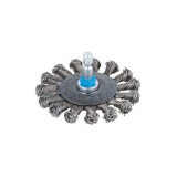 Wolfcraft Drótkorong kefe acélszálas, fonott, S=6mm 70mm