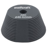 wolfcraft felfogó körkivágó adapter ¤ 42-62mm 5951000