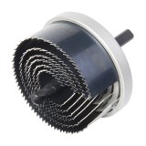 Wolfcraft Lyukfűrész 6 részes 25,32,40,45,54,65 mm, S=8mm, fémtest