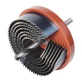 Wolfcraft Lyukfűrész 7 részes 25,32,38,45,50,56,62 mm, S=6mm, műanyag test