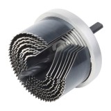 Wolfcraft Lyukfűrész 7 részes 25,32,38,45,50,56,62 mm, S=8mm, fémtest