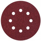 WOLFCRAFT Tépőzáras csiszolólap, 125 mm, 60, 80, 120-as szemcseméret, 15 db (4006885840102)