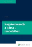 Wolters Kluwer Hungary Kft. dr. Palásti Gábor: Nagykommentár a Róma I. rendelethez - könyv
