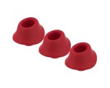 Womanizer Premium M - pótszívóharang szett - piros (3db)