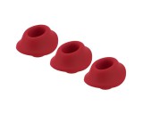 Womanizer Premium S - pótszívóharang szett - piros (3db)