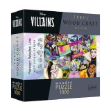 Wood Craft: Disney Főgonoszok 1000 db-os puzzle - Trefl