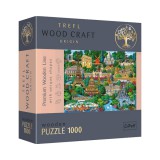 Wood Craft Híres helyek: Franciaország 1000db-os prémium fa puzzle - Trefl