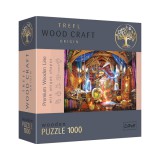 Wood Craft: Mágikus szoba 1000db-os prémium fa puzzle - Trefl