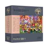 Wood Craft: Mágikus világ fa puzzle 500+1db-os - Trefl