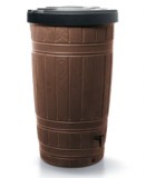 Woodcan esővízgyűjtő tartály 265L, csappal, barna (16669)