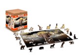 Wooden City 3D fa puzzle, Elephant and Moon 150 darab