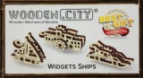 Wooden City 3D fa puzzle, hajók