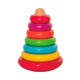 Woodyland Fa gyűrűpiramis 8db-os