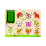 Woodyland Farm állatos fa nyomdaszett