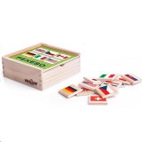 Woodyland Zászlók fa memória játék dobozban (93058) (93058) - Fajátékok