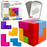 Woopie! Toys Woopie 3D mágneses kockakészlet 7 db mágneskockával és 54 db mintakártyával