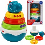 Woopie! Toys Woopie baby 2 az 1-ben kelj fel jancsi és montessori torony
