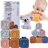 Woopie! Toys Woopie Baby szilikonos, szenzoros kockakészlet