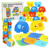 Woopie! Toys Woopie elefántos toronyépítő játék