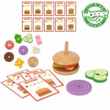 Woopie! Toys Woopie montesszori hamburger feladatkártyákkal