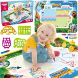 Woopie! Toys Woopie szafari varázs festőszőnyeg kiegészítőkkel 100 x 75 cm