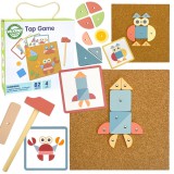 Woopie! Toys Woopie szegecselős játék - parafatáblával és feladatlapokkal