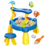 Woopie! Toys Woopie vízi és homokozó játékasztal - székkel és kiegészítőkkel