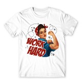 Work Hard - női póló