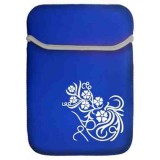 WORK_IN_PROGRESS 10" Tablettok neoprén, kék, fehér nonfigurativ mintával