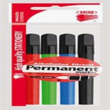 WORK_IN_PROGRESS Alkoholos marker készlet, OHP, 2-3 mm, B, ICO, 4 különböző szín