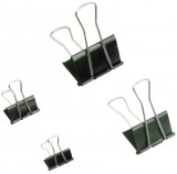 WORK_IN_PROGRESS Bindercsipesz, 40 mm, fekete