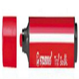 WORK_IN_PROGRESS Filctoll, 1,5-2 mm, rugós hegy, STABILO "Trio Scribbi", piros