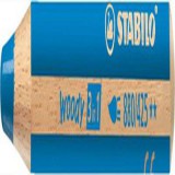 WORK_IN_PROGRESS Színes ceruza, kerek, vastag, STABILO "Woody", kék