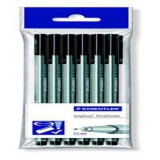 WORK_IN_PROGRESS Tűfilc, 0,3 mm, STAEDTLER "Triplus", fekete