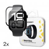 Wozinsky edzett üveg fekete szegéllyel Apple Watch 10 46mm - 2 db