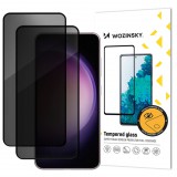 Wozinsky Privacy Glass betekintésvédett edzett üveg fekete szegéllyel Xiaomi Poco X7 Pro - 2 db