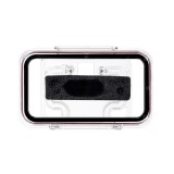 WPower Átlátszó, vízálló telefon tok, falra rögzíthető, fekete