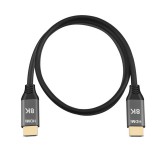 WPower HDMI - HDMI 2.1 kábel 1,0 m, 8K@60Hz, 48Gbps, fekete