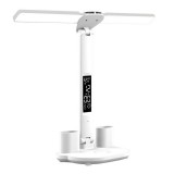 WPower Intelligens asztali LED lámpa USB csatlakozással, 3200mAh akku, fehér