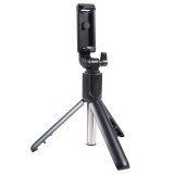 WPower R1 telefon szelfi bot és tripod bluetooth távirányítóval, fekete