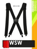 WSW ACE BLACK elasztikus hozentroger nadrágtartó - munkaeszköz kiegészítő