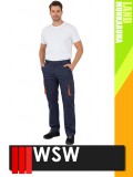 WSW DIRECTO NAVYORANGE technikai stretch derekas munkanadrág - munkaruha